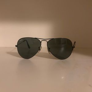 Ray-Ban Total Black Aviator Sunglasses
